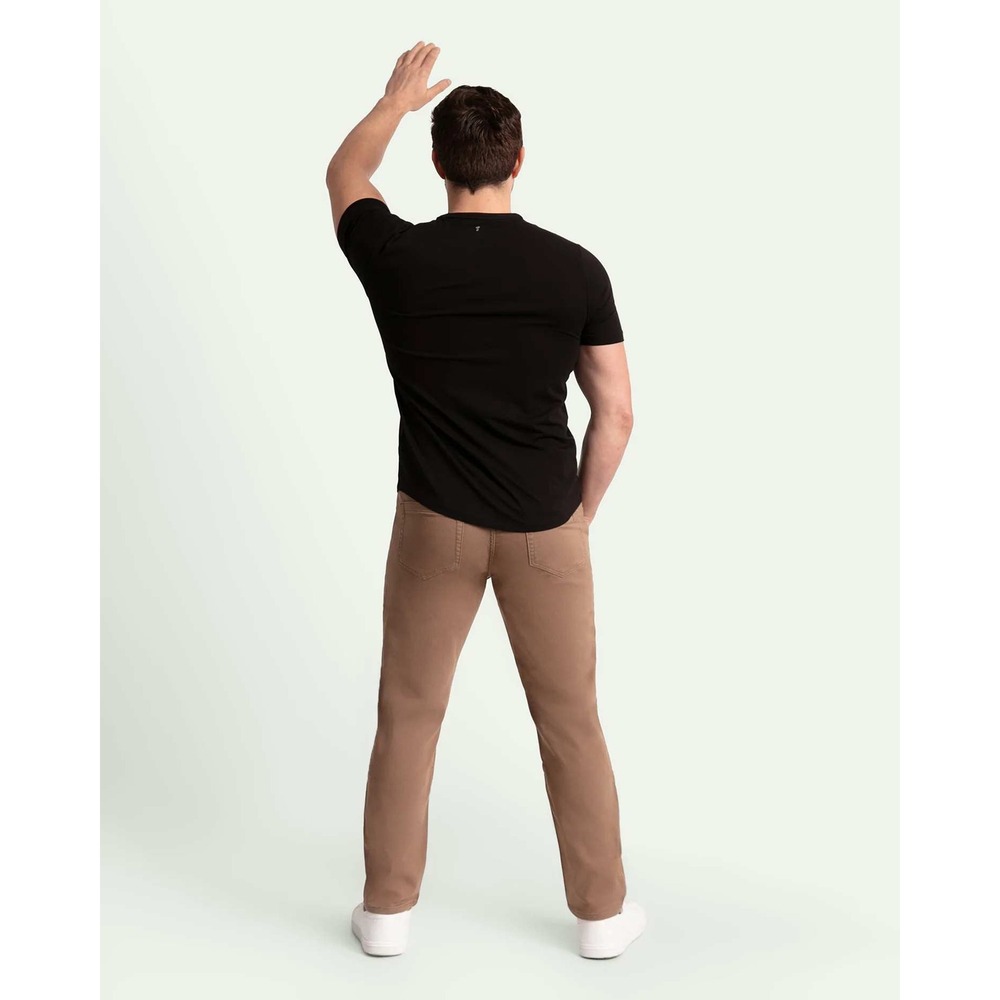 The Perfect Jean NYC Denkhaki Athletic Fit Pants Dark Khaki 36x30 NEW WITH TAGS